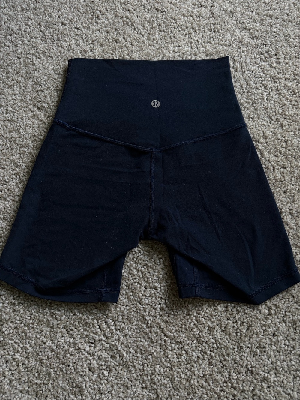 Lululemon True Navy Biker Shorts